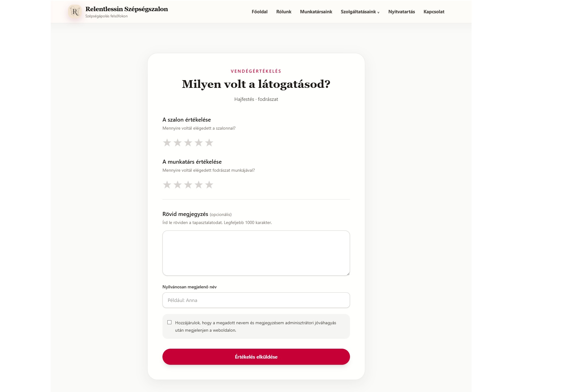 Moduláris szolgáltatásmenedzsment és online időpontfoglaló rendszer – projektkép 17